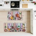 thumbnail image 5 of Findosom Kichen Rug Set of 2,Non Slip Machine Washable Kitchen Runner Rug for Floor,Spices Farmhouse Kitchen Rugs Absorbent for Sink,Hallway,Office,Kitchen Decor,Colorful 19"x32"+19"x48", 5 of 7