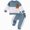 fall winter outfits-Sky Blue, variant on TOWED22 Toddler Baby Boy Fall Winter Clothes Contrast Color Long Sleeve Pockets Sweatshirt Pants Set Cute 2Pcs Outfit Set(Blazer,0-6 M)