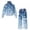 Blue Gradient Snowflake Bow, variant on Binienty Orange Tree Camo Women's 2 Piece Loungewear Sets Drawstring Mock Neck Pullover Sweatshirt Wide Leg Sweatpants Casual Tracksuit with Pockets Soft Cozy for Daily Wear