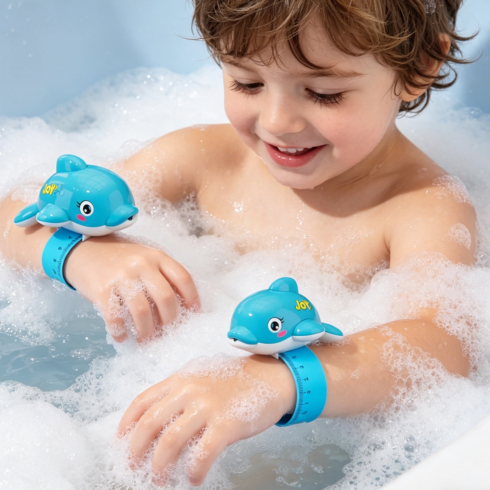 Cartoon Turtle and Dolphin Wrist Watch Water Spray Toy, Summer Water Play Activity, Wristband Squirt Gun for Bath Time, Outdoor Wrist Mounted Toy, Light Green