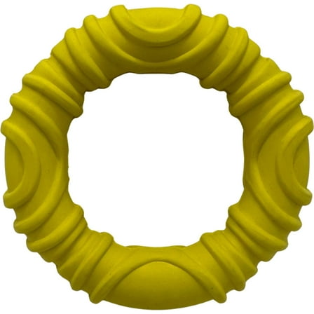 Natural Rubber Dental Ring Peanut Butter Scented Dog Chew Toy