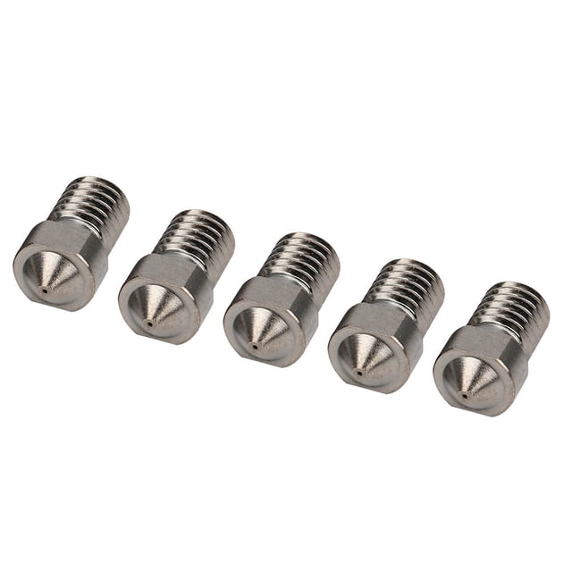 Die Steel Nozzle, 5Pcs Corrosion Preventive Wear Printing Supplies, For 3D Printer Printers