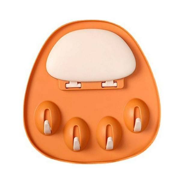 1 tapa antideslizante con forma de pata y soporte para cuchara con almohadilla de goteo en diseño colgante, soporte para utensilios de cocina resistente al calor para encimera de cocina y pared oso de fresa Electrónica