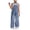 Blue, variant on Kids Overalls Girls Denim Overalls,Little Big Kids Wide-Leg Jeans Dungarees Pants 7-16Y(Black,11-12 Years)