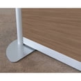 thumbnail image 3 of SpaceMakers 8 Panel 78" x 100" Modern Stationary Room Divider in Walnut, 3 of 5