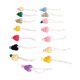 thumbnail image 3 of 15 Uds Pequeños Sombreros de Punto de Navidad Exquisitos Innovadores Lindos y Elegantes Pequeños Sombreros de Muñeca de Punto para Manualidades DIY Muñecos de árbol de Navidad, 3 of 14