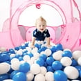 thumbnail image 6 of JoyStone 3pc Toddler Pop up Kids Play Tent with Tunnel and Ball Pit for Boys, Girls and Toddlers, Indoor& Outdoor Play House, Perfect Kid's Gifts (Pink), 6 of 8