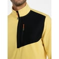 thumbnail image 4 of Ozark Trail Men's and Big Men's Quarter Zip Grid Fleece Jacket, Sizes S-3XL, 4 of 5