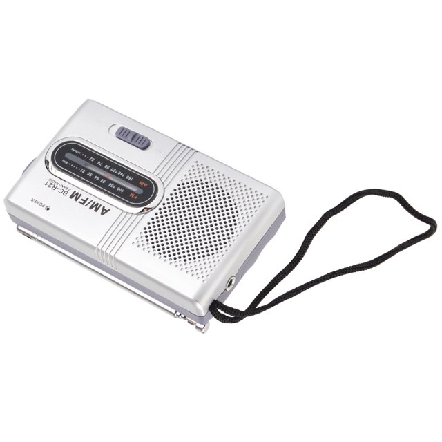 Radio De Bolsillo Portátil AM , Los Mejores Accesorios, Fácil De Usar, Radio De Transistores AM Gris Plateado De Larga Duración Con Conector Para Auriculares Para El Hogar