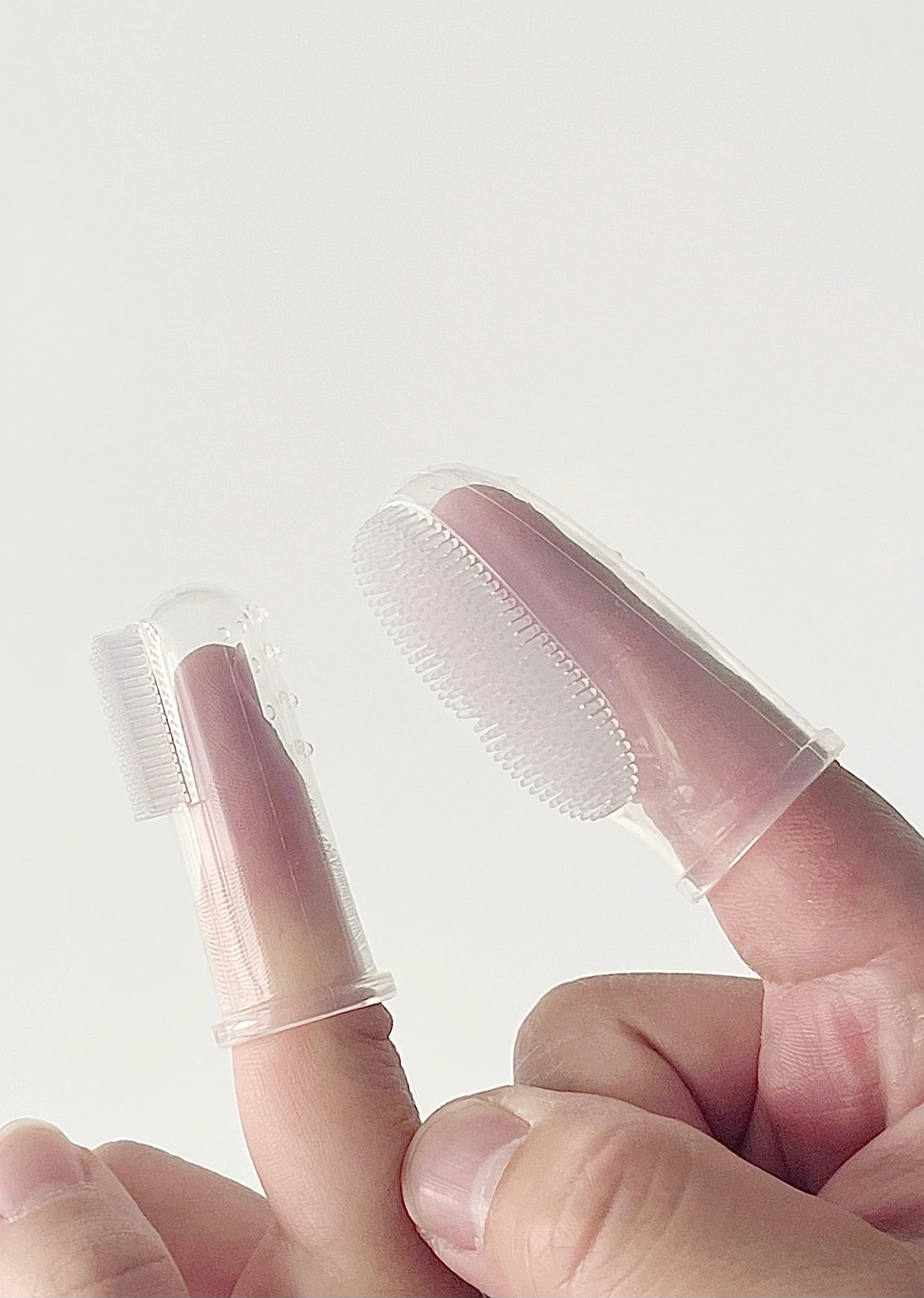 Haakaa Silicone Fingerbrush Set (Small & Large)