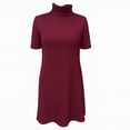 thumbnail image 1 of Vestido George para Dama Manga Corta Vino Talla M, 1 of 4