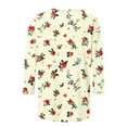 thumbnail image 5 of CYMMPU Vintage Floral Printed 3/4 Length Sleeve Business Work Blouses Summer Fall Crewneck Fashion Tunic Tops Basic Tees Shirts 2025 Clothes for Women Multicolor XL, 5 of 5