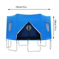 thumbnail image 2 of Hbdhejl Trampoline Tent Universal To All Trampolines: The Perfect Combination Of Outdoor Camping And Fun Sports, 2 of 3
