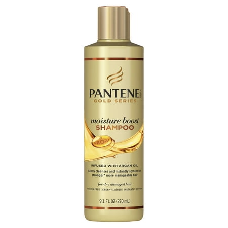 Pantene Pro-V Gold Series Moisture Boost Shampoo, 9.1 fl (Best Pantene Shampoo For Damaged Hair)