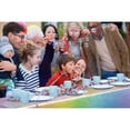 thumbnail image 5 of Exquisite 12 Pack Premium Rectangular Plastic Tablecloth Cover 54" x 108" - Iridescent, 5 of 5