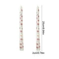 thumbnail image 3 of sruoe Taper Candles, Candles Unscented, Taper Candle Holders, Long Pole Aromatherapy Candles, Smokeless Candles for Holiday Christmas Halloween Wedding Dinner Decoration Candle Sticks, White Candles, 3 of 6