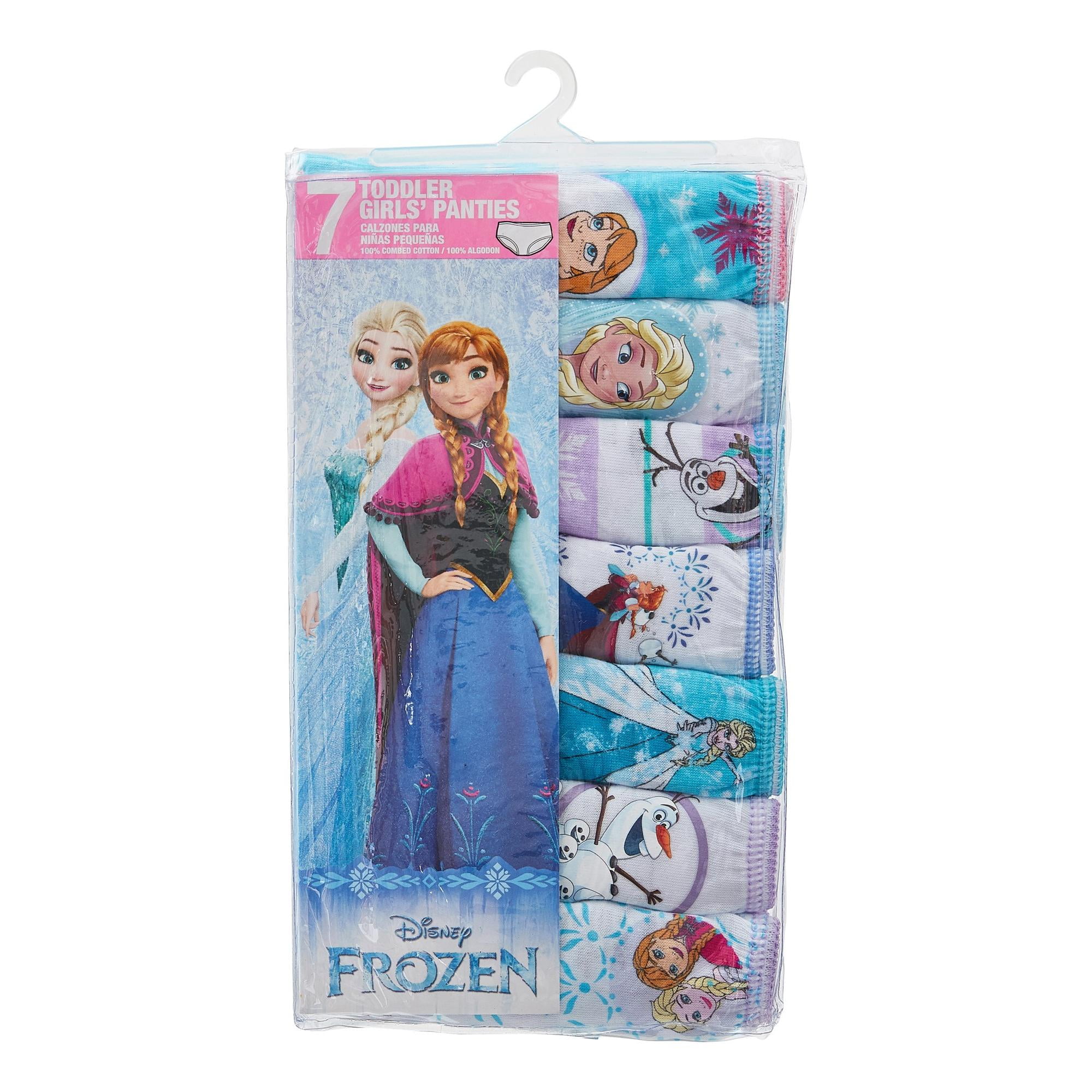 Disney Frozen Toddler Girls 7-pk. Cotton Briefs 4T Blue/purple/white