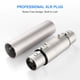 thumbnail image 2 of Adaptador XLR Heams Professional XLR de 3 pines hembra a hembra y macho a macho, 2 of 7