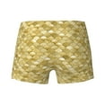Girls Underwear Stretch Moisture, fish scale golden glittering Wicking
