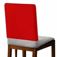 thumbnail image 2 of Christmas Red Chair Covers Set of 4 Chair Back Covers Stretch Removable Washable Slipcovers Protector for Dining Room Kitchen Party Decor, 2 of 5