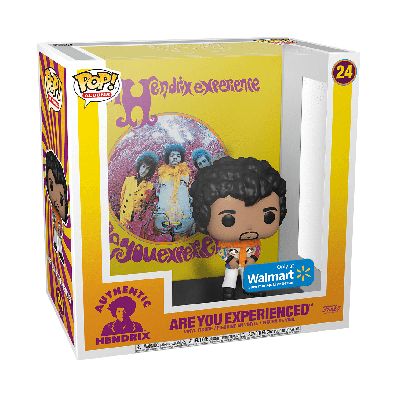 Funko Pop! Albums: Jimi Hendrix - Are You Experienced Figure (Walmart Exclusive) - Walmart.com