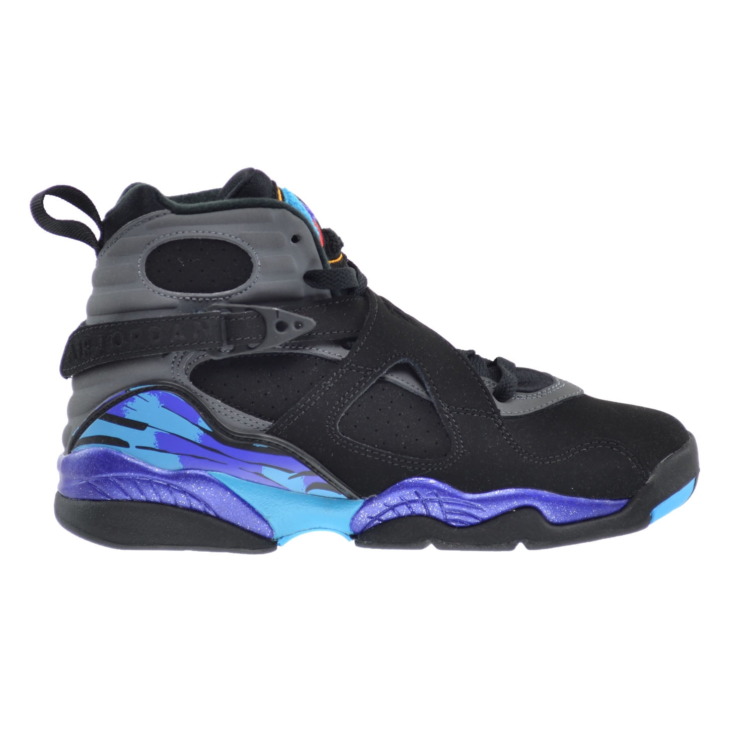 Air Jordan 8 Retro BG Big Kids Shoes Black/True RedBright Concord 305368025