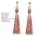 thumbnail image 7 of Soumake Bohemian Wedding Tassel Ear Studs Long Dangle Earrings Bridal Bridesmaid Jewelry Fashion, 7 of 7