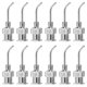 thumbnail image 1 of 12 Pcs 19G 0.51 Inch Bent Blunt Tip Dispensing Needle with Lure Lock for Refilling Liquid Adhesives, 1 of 6