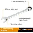 thumbnail image 2 of GearWrench 9107 7mm Combination Ratcheting Wrench, 2 of 10
