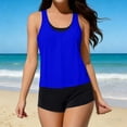 thumbnail image 3 of Sokhug 2026 New 3 Piece Tankini Swimsuit Set Fashion Beach Bathing Suit Outfit for Women, 3 of 5