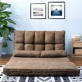 thumbnail image 4 of Double Chaise Lounge Sofa Chair Floor Couch with Two Pillows, 4 of 7