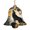 Bell Shape, variant on Wolf Full Moon Howling Wooden Christmas Ornament Angel Shape,Xmas Tree Hanging Decoration 6 PCS