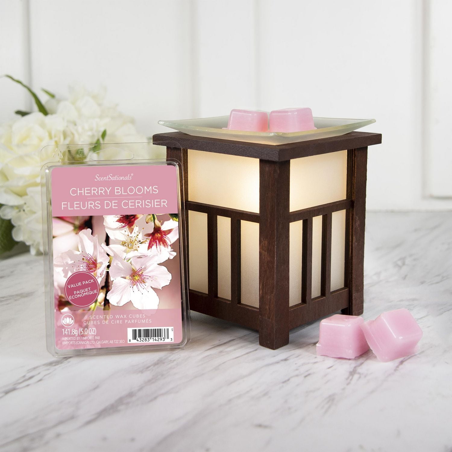 ScentSationals Scented Wax Cubes Value Pack - Cherry Blooms, 5.0 oz (141.8g)
