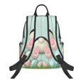 thumbnail image 2 of Balery White Bunny Bottom And Easter Eggs Lightweight Backpack for Men and Women - Durable and Water-Resistant, Ideal for School, Work, Travel, and Everyday Use, 2 of 9