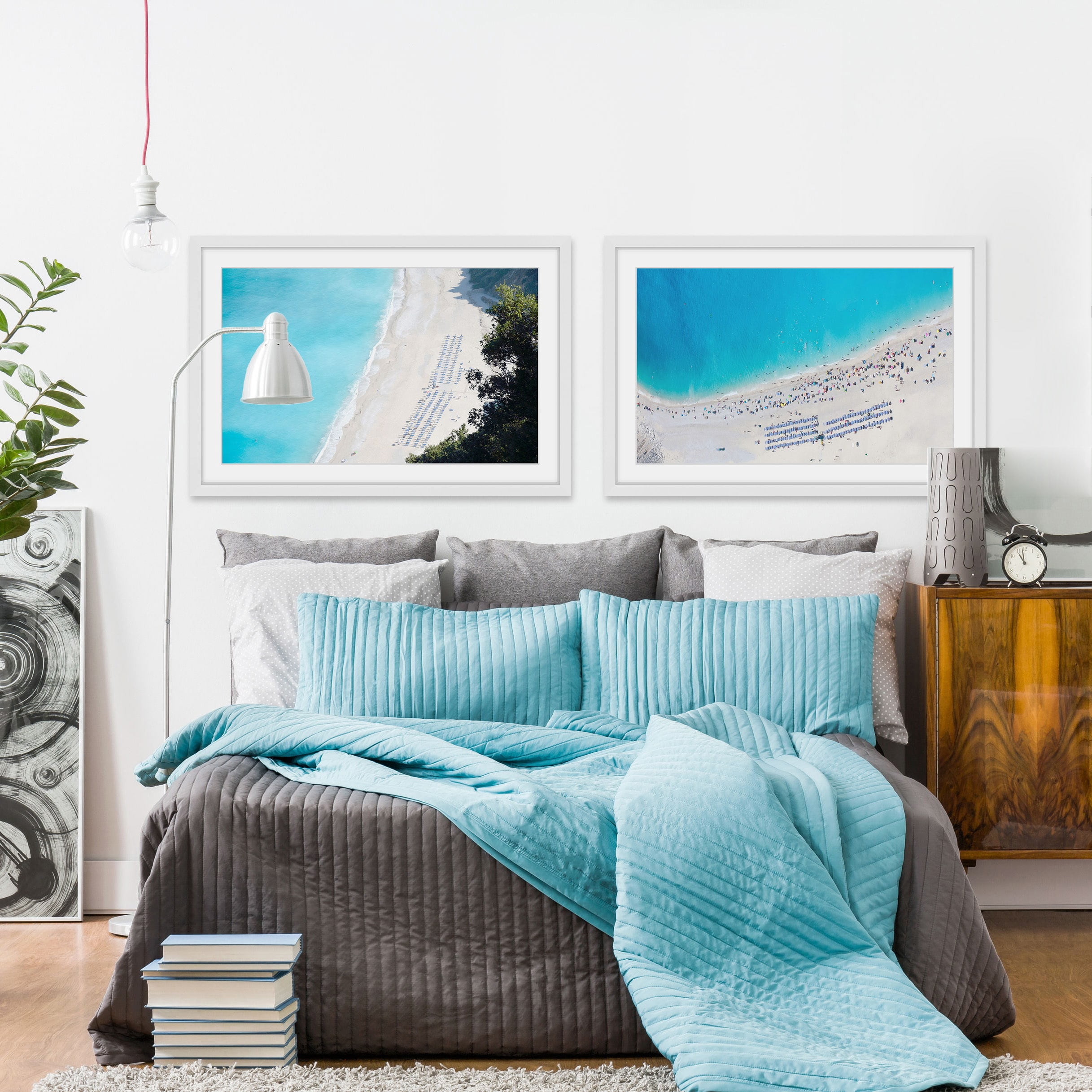Marmont Hill Inc Blue Water Diptych - Multi