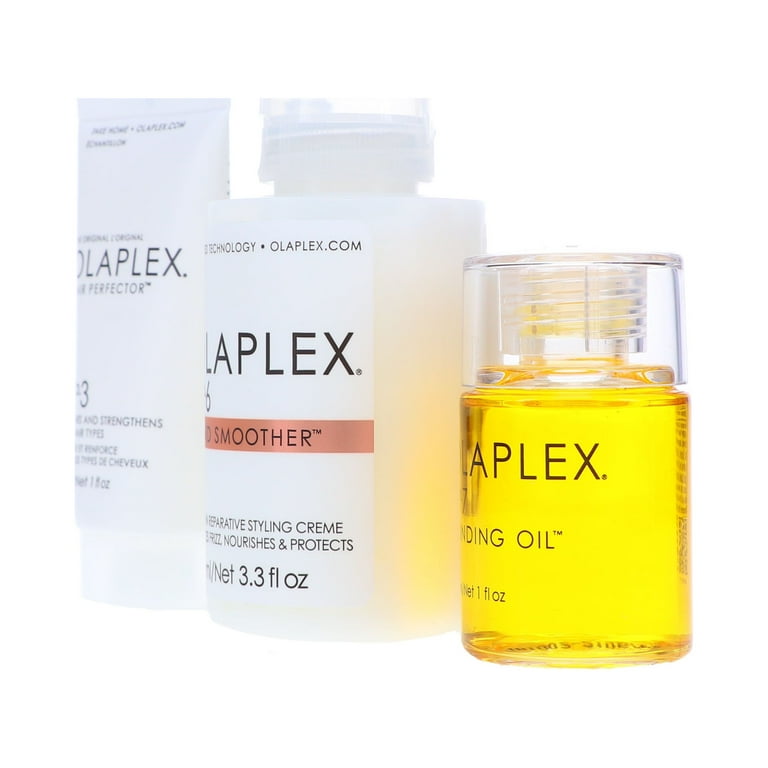 NEW order OLAPLEX Smooth & Shine Set Dry/Damaged Hair Repair 3 pc Set