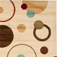 thumbnail image 2 of Contemporary Rug - Porcello Polypropelene Pile -Ivory/Multi Style-C-Color:Ivory/Multi,Design:Contemporary,Shape:Medium Rectangle,Size:9' 6''L x 6' 7''W, 2 of 2