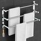 thumbnail image 1 of Toallero de baño, soporte para toallas de mano de cocina y baño, colgador para paños de cocina, acero inoxidable SUS304 (tres barras) estirable, 1 of 5