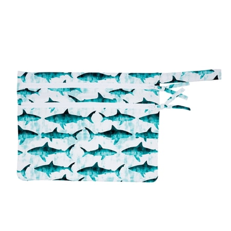 Shark Attack - Waterproof Wet Bag (For mealtime on-the-go and more!)