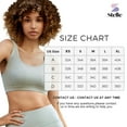 thumbnail image 4 of Stelle Women's Strappy Sports Bra Full Coverage Criss Cross Back Yoga Bra, 4 of 5