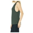 thumbnail image 3 of Yellow Rooster Women's Flowy Scoop Muscle Tank Military Green Large, 3 of 4