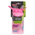 thumbnail image 3 of Nuby Baby Boys' 12 Oz. Flip Spout Water Bottle Canteen Color: pink Size: one size, 3 of 3
