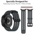 thumbnail image 3 of Pulseras de reloj Elaikement compatibles con Samsung Galaxy Watch 7 Ultra de 47 mm, 3 of 9