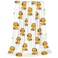 thumbnail image 2 of Pofeuu Cute Duck With Headphone Print Ultra-Soft Micro Fleece Blanket,for Bed Or Sofa,All Season Throw Blankets Flannel Blanket-60"x50", 2 of 7