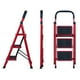 thumbnail image 5 of Escalera plegable Lo Necesito de 3 peldaños Multiusos roja Antiderrapante, 5 of 8