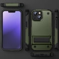 thumbnail image 7 of JTCASES for iPhone 14 Case, Foldable Kickstand Heavy Duty Protective Rugged Hybird Anti-slip Shockproof/Drop Resistant PC TPU Shell for iPhone 14, Armygreen, 7 of 7