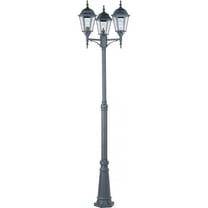 Maxim Poles Three Light 100-Inch Outdoor Post Light - Black - 1105BK