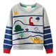 thumbnail image 1 of Gibobby Camisa Moda Niños Niños pequeños, niñas, bebés, manga larga, estampado de dinosaurio, deporte, camisa sólida, tops, ropa para niños(Gris, 4-5 Años), 1 of 4