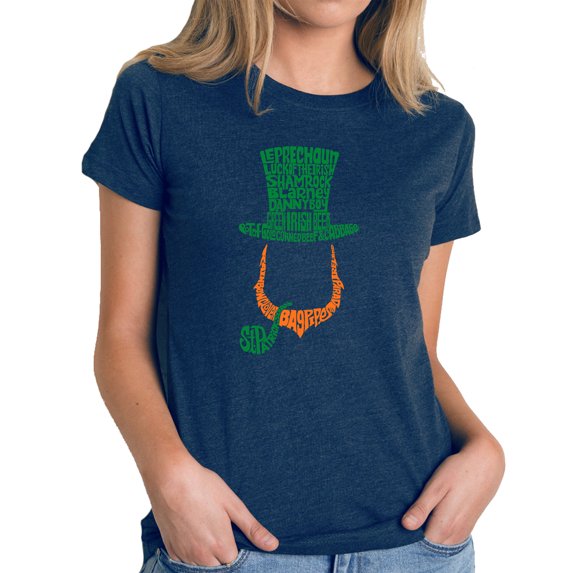 Women's Premium Blend Word Art T-shirt - Leprechaun