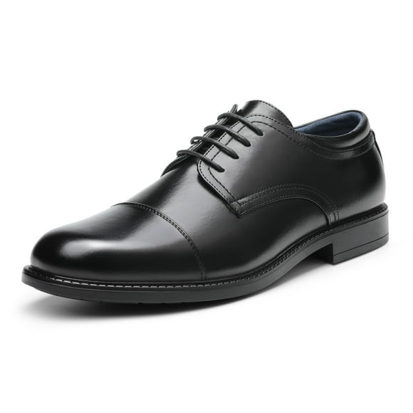 Bruno Marc Men's Downing-01 Black Leather Lined Dress Oxford Shoes Classic Lace Up Formal Size 11 M US